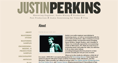 Desktop Screenshot of justincarlperkins.com